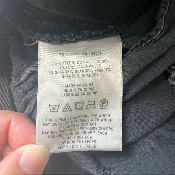 2/$30 Pilcro and the Letterpress STET Grey Khaki Chino Pants SZ 27 - Picture 8 of 12